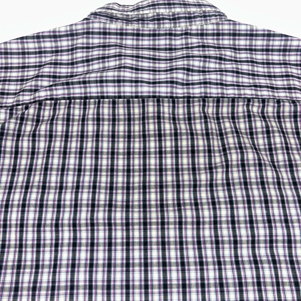 Beverly Hills Police Club Mens Shirt Size 3XLB Plaid Long Sleeve Casual‎ - Picture 9 of 10